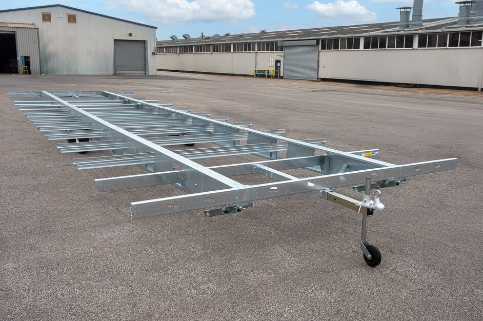 Stationäre Chassis-Anwendungen für Mobilheime und Ferienhäuser von AL-KO | © AL-KO Vehicle Technology Group